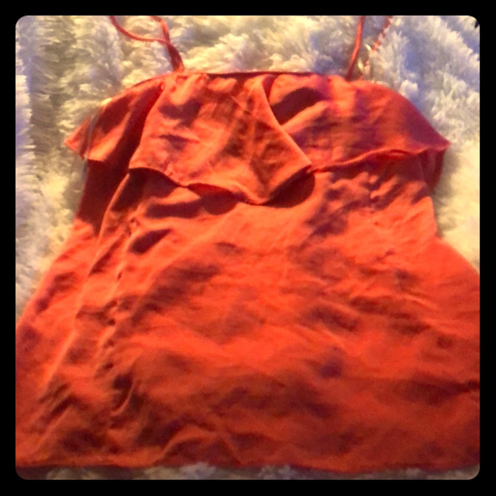 Orange tank top